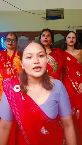 @Radha lamichhane @Elina🧿❤️ @Bibikaa @avi #enjoying #teej #fypシ 