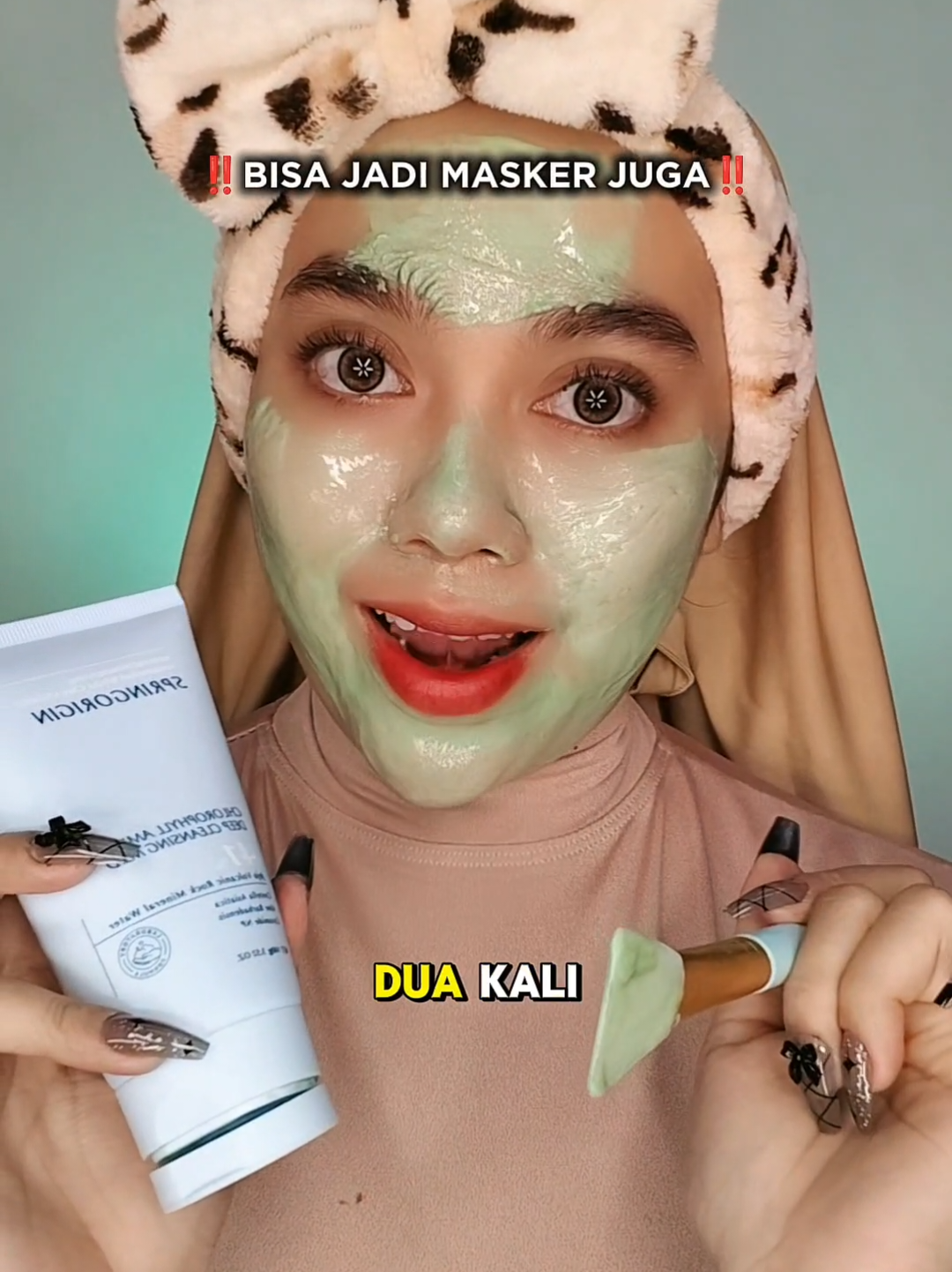 kuncinya double cleansing & pake facial wash yg bener sih, jadi ga breakout lagi 😍✨ #skincarekorea #springorigin #skincareroutine #facialwash #fyp 