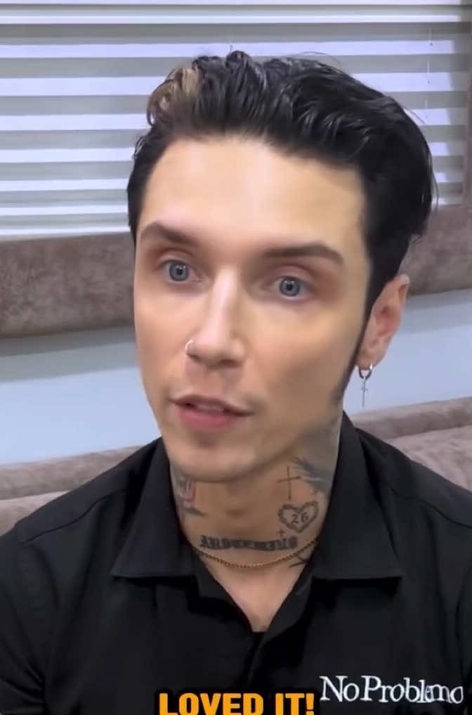 “I fan casted myself as sweeney todd” 🦇  @Andy Biersack on @idobi Radio  head over to idobi.com or download the free idobi app for more exclusives just like this!  #TimBurton #sweeneytodd #andyblack #andybiersack 