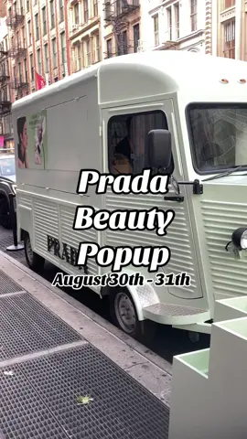 Don’t miss the 2 day Prada Beauty Popup this weekend in NYC #popupsnyc #beautypopups #popupswithpatrice 
