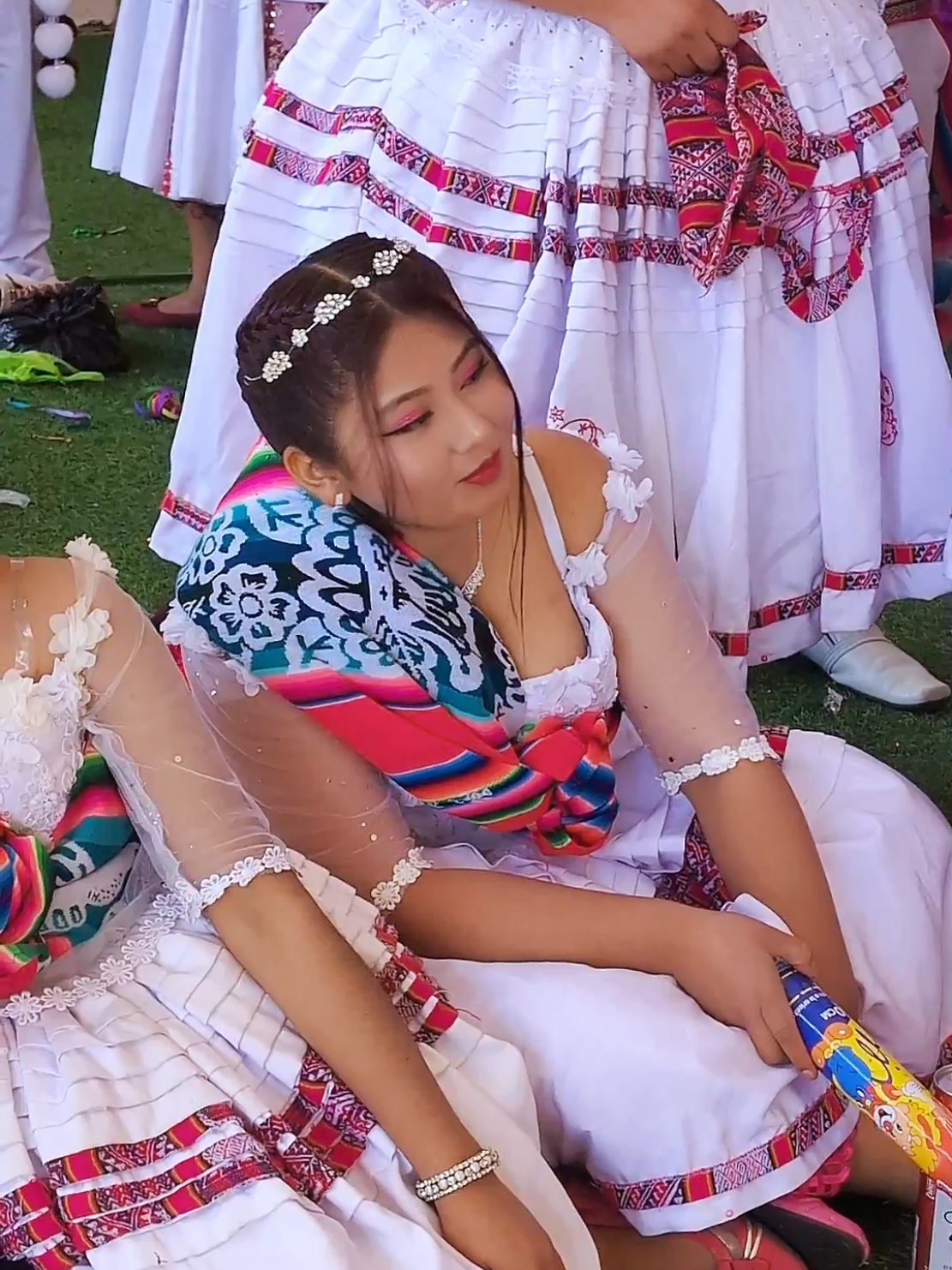 Holis Ya llegué 😅. etiquetenla a la Srta.  #luriguayos #Aniversarios #danzas #tacna_peru🇵🇪 