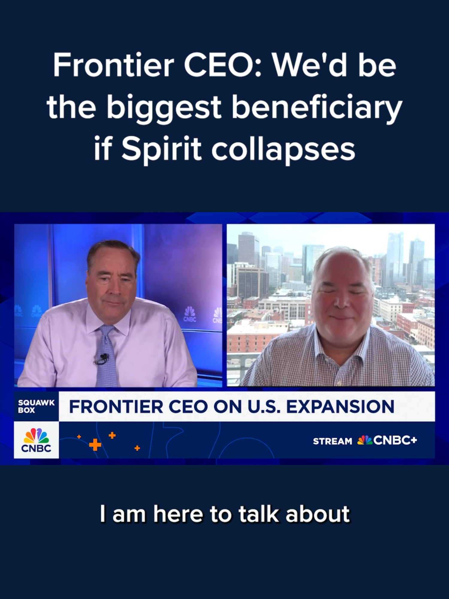 #Frontier Airlines CEO Barry Biffle on Tuesday said the company sees a 