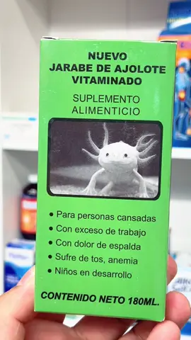 #nuevo jarabe #ajolote #vitaminado #cansancio #tos 