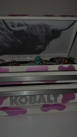 my favorite jewelry box!! #fyp #viral #western #jewelrybox #kobaltminitoolbox #kobalt #turquoise 