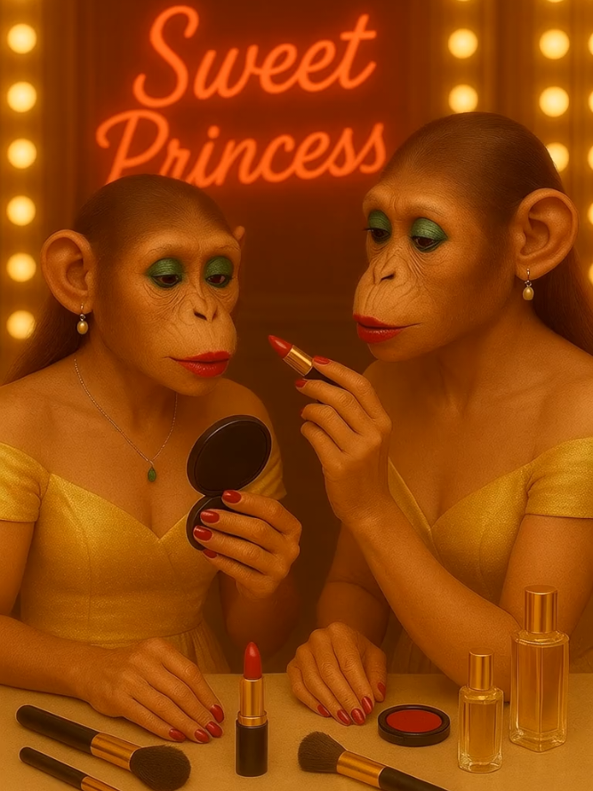 monkey's magic💄bridals makeup🤩 funny bridal#funny #explore #viral #comedy #trending 