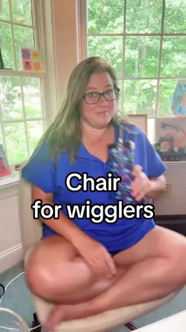 Criss cross chair here for all the people who need to get their wiggles out or can never stay comfortable in a chair. I like the faux leather because I can clean it easy. #crisscrosschair #dormessentials #officechair #deskchair #comfortablechair 