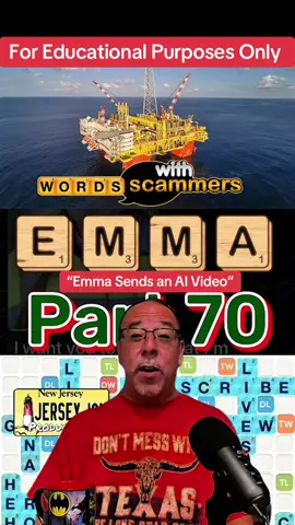Emma: Part 70, “Emma Sends an AI Video.” Listen to how the audio changes from a voice message to an AI video. Learn the red flags of a romance scammer. #catfishtvshow #scambaiting #scamvictim #scamalert #redflags @Brittany Elizabeth Welsh🦋 @Aunt Rita  @Jersey Jon 