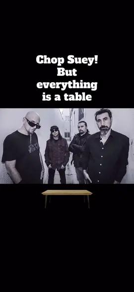 #SystemOfADown #ChopSuey #NuMetal #Funny #Table 