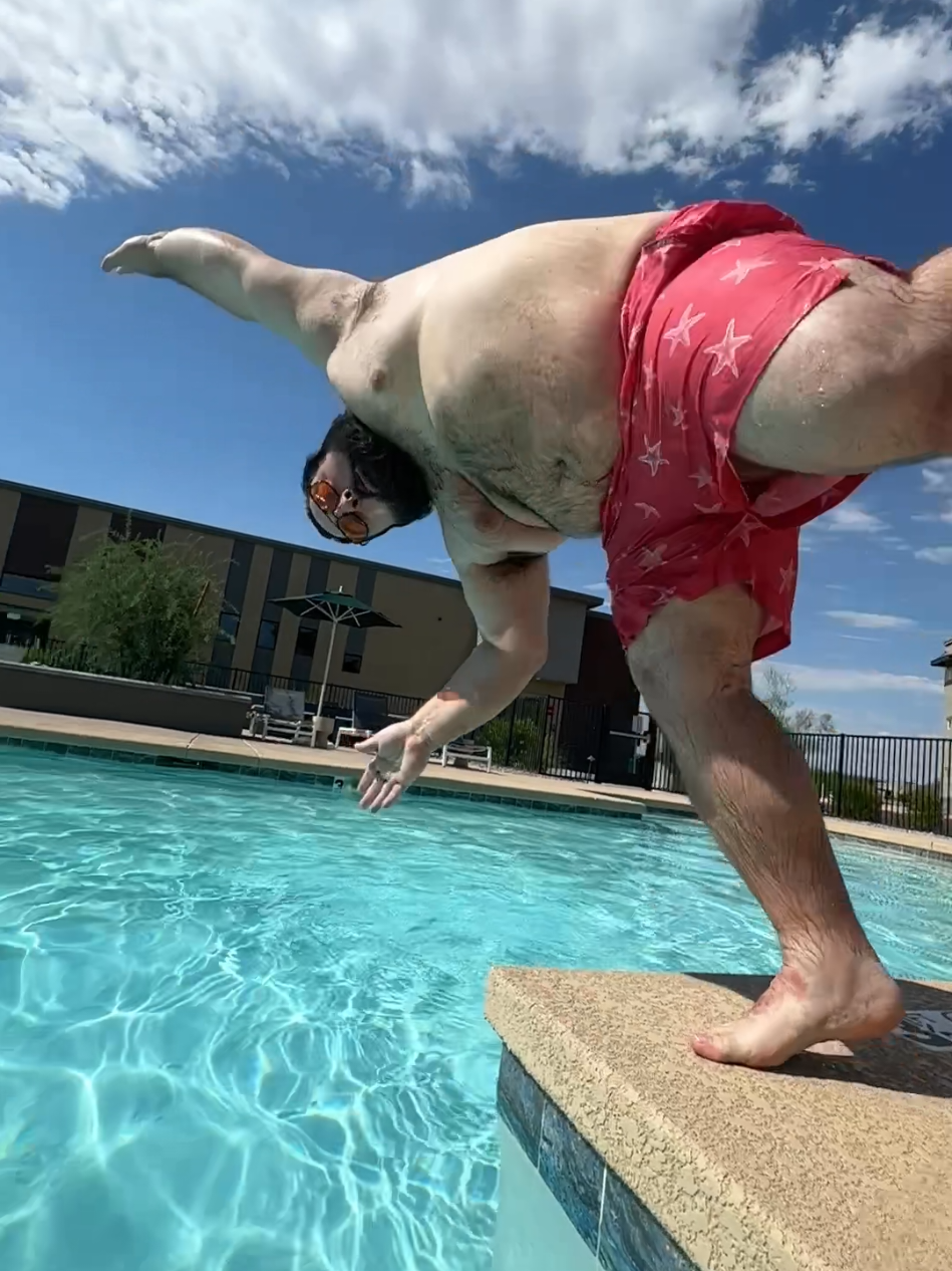 The splash is satisfying, almost as satisfying as Uranus. #comedy #uranusattacks 