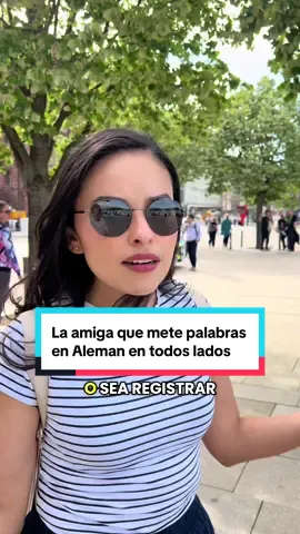 Esa amiga que dice palabras en alemán en cada conversación. Pd: Si soy 😭 #latinoseneuropa #latinosenalemania #latinaenalemania #humor #venezolanosenalemania 