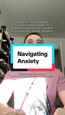 Please clap. Crazy how the anxiety of a small schedule change will send me. Mind you, this was to go to a sauna to RELAX. We can do this anxious baddies. #anxietycheck 
