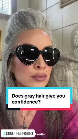 Has going gray made you more confident or less? ✨ I spent years hiding my roots, but now my silver hair feels like freedom. There’s nothing more powerful than finding peace with who you are. 💫 XOXO, V🌸 Sunglasses girl😎 #grayhairjourney #aginggracefully #selfacceptance #womenover50 #beautyatanyage Las Vegas influencer