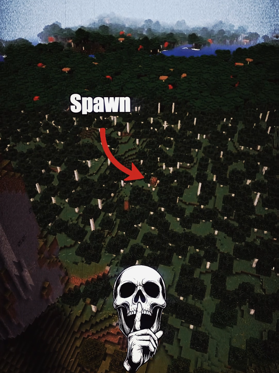 Minecraft Impossible Seed Moment #fyr #fyp #Minecraft #minecraftseeds #minecraftmemes 