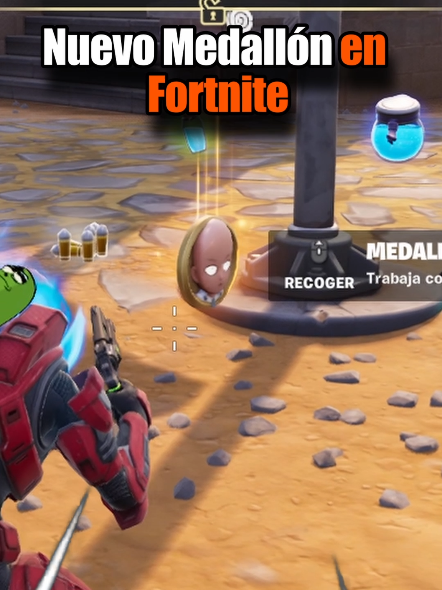 Nuevo Medallón de Saitama en Fortnite ⚡ | Blitz Royale #fortnite
