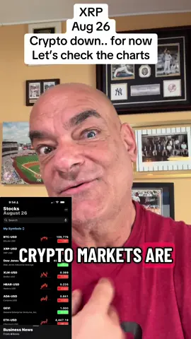 XRP AUG 26 Down but not out, not by a long shot. Let’s look at the charts for XRP and Bitcon  (no i in BS) #xrp 
