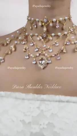 Diora Shoulder Necklace ✨ . . #royalcoreaesthetic #regaljewelry #regencycore #victorianstyle #victorianjewelry #oldmoneyaesthetic #royalcorefashion #luxurystyle #exclusivejewelry #bespokejewelry #etherealjewelry #enchantingjewelry #romanticstyle #vintageinspired #handmadeusa #promjewelryusa #prominspo #glamourstyle #modernprincessstyle #daintyjewelryusa #romanticfashion #luxuryjewelryusa #fairytalestyle #enchantedfashion #dreamyaesthetic #bridgertoninspired #fairytalejewelry #glamourous #shouldernecklace