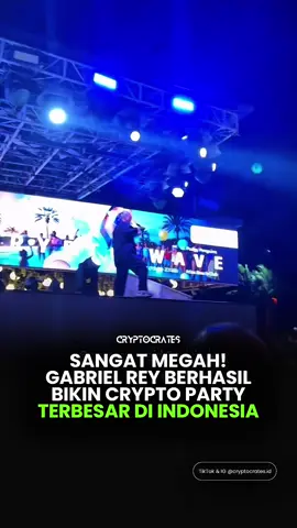 Sangat megah! Gabriel Rey berhasil bikin Crypto Party Terbesar di Indonesia #atlasbeachclub #crypto #triv #gabrielrey #cryptowave 