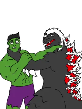 But it still made sense for Bruce Banner to win that battle  #godzilla #hulk #hulkvsgodzilla #tiktok #viral 