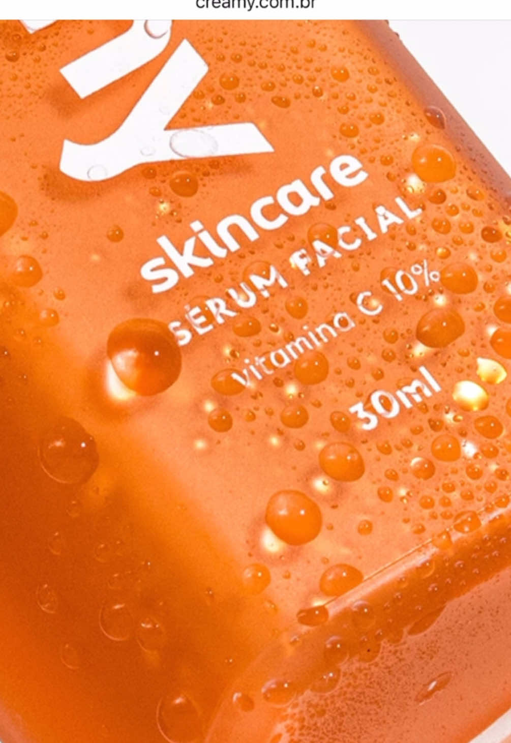 Sérum Facial Vitamina C da Creamy Skincare. Se você parar pra pensar, já perdeu a promo! 🔥 Clica no carrinho laranja antes que esgote! 🧡 #creamy #vitaminac #skincare #autocuidado #dicadebeleza 
