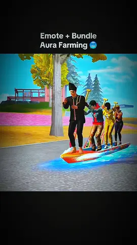 Emote dan Bundle Aura Farming FF #FreeFire #FreeFireMAX #MiminBooyahID #FF #fyp 