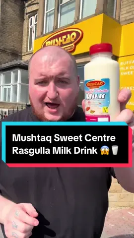 Mushtaq Sweet Centre Rasgulla Milk Drink 😱🥛 #pakistani #rasgulla #milkdrink #bradford 