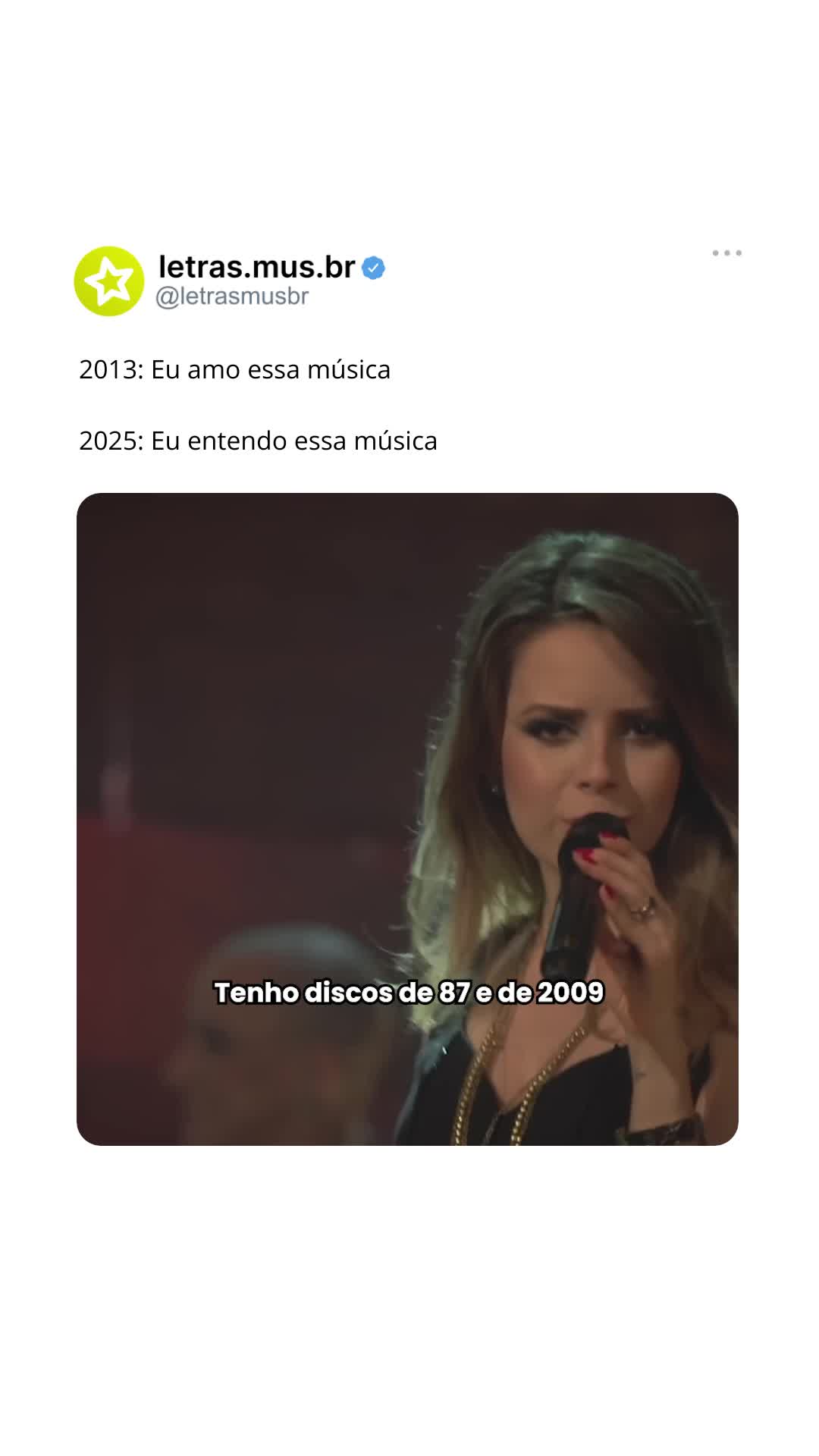 literalmente eu ☝️ #musica #letrasdemusica #sandy #aquelados30