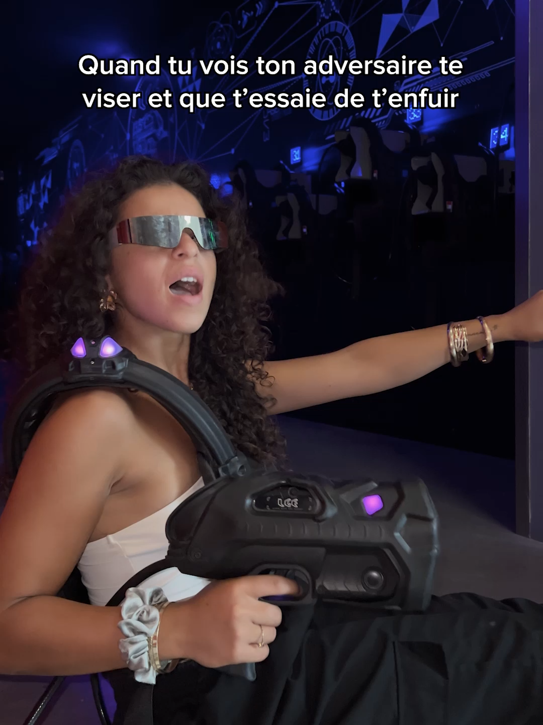 On va pas aller loin comme ça 😂 #lasergame #lasergameevolution #humour #trend #couple