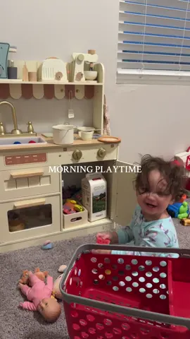 the pjs & messy hair🫶🏼 #fyp #mama #baby #toddlergirl #playtime 