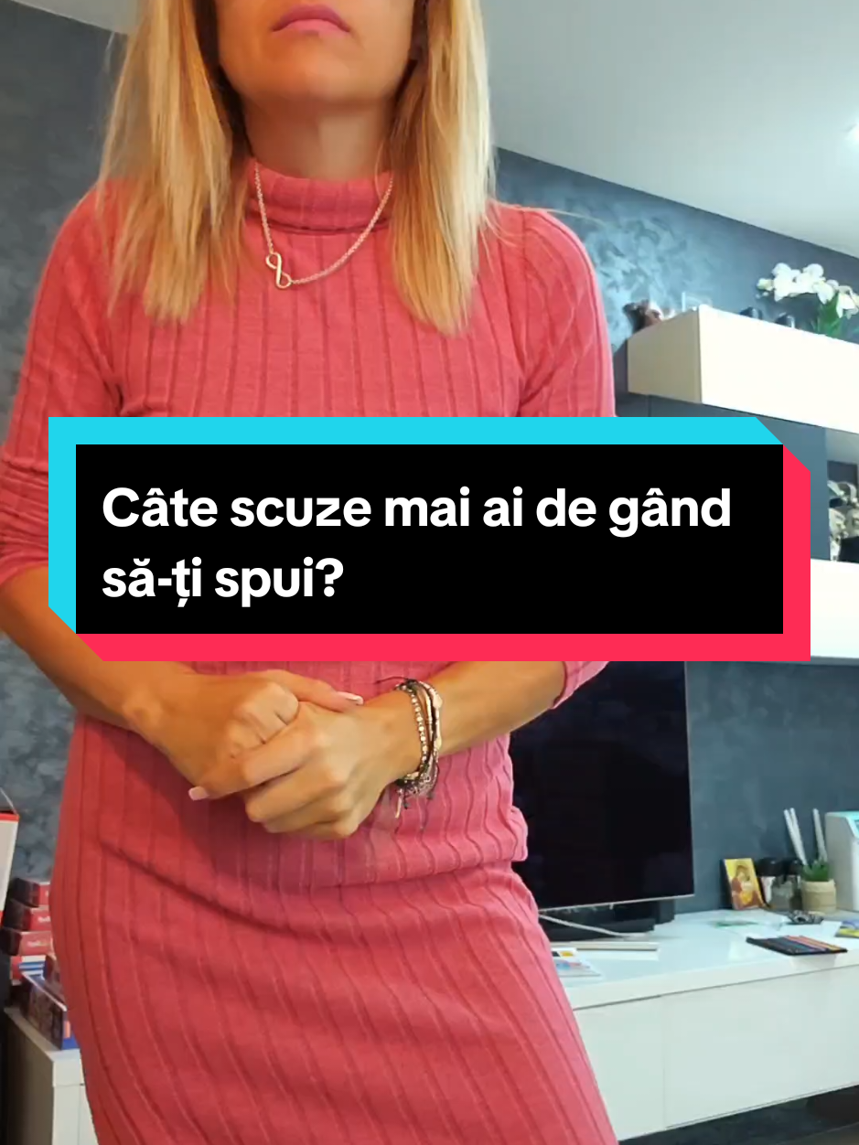 Nu timpul, nu banii, nu familia te opresc. Ci scuzele în care ai ajuns să crezi. Azi e momentul să începi pentru TINE! 💪 #farascuze #slabiresanatoasa  #schimbare 