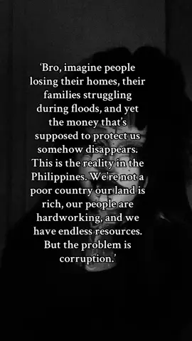 The Philippines is not poor we are being held back by corrupt leaders!! who put their pockets first before the people. And that’s the truth. PERIODT!!!!#fypシ゚viral #floodcontrol #issue #senate #politics 