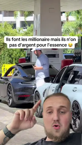 Il n’on plus d’argent pour mettre de l’essence #voiture#mercedes#porsche m#millionairemindset