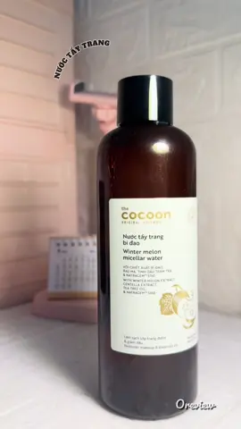 Nước tẩy trang bí đao, nước tẩy trang thiên nhiên #taytrang #nuoctaytrang #oreview 