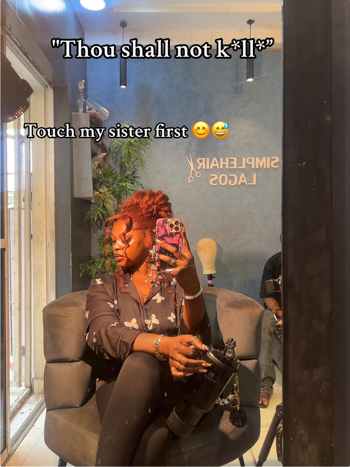 Take am okay first 😅 #itzzammie 