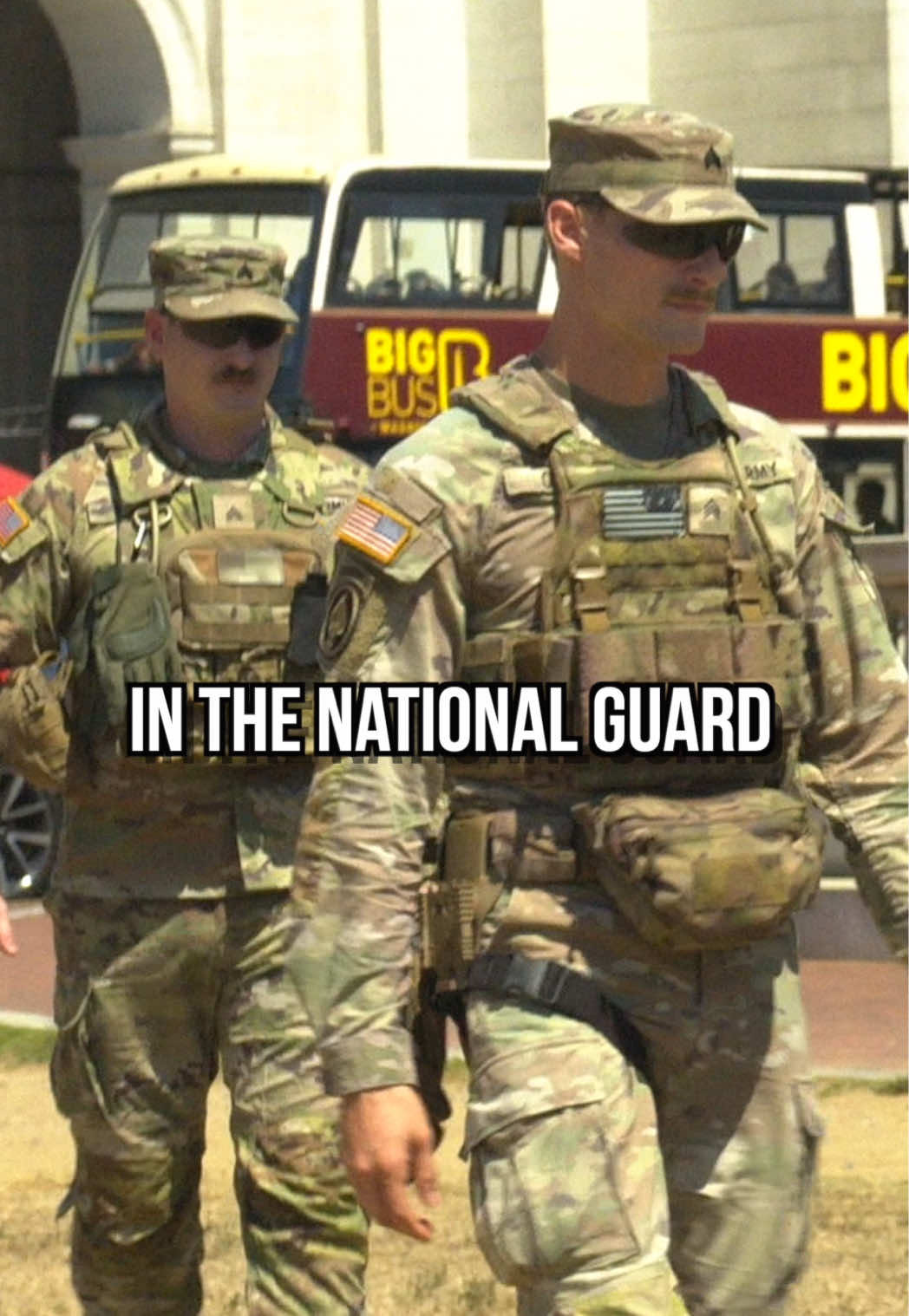 Roasting the national guard 🫡 They were all very cool and very bored. How do you feel about troops being deployed to American cities?