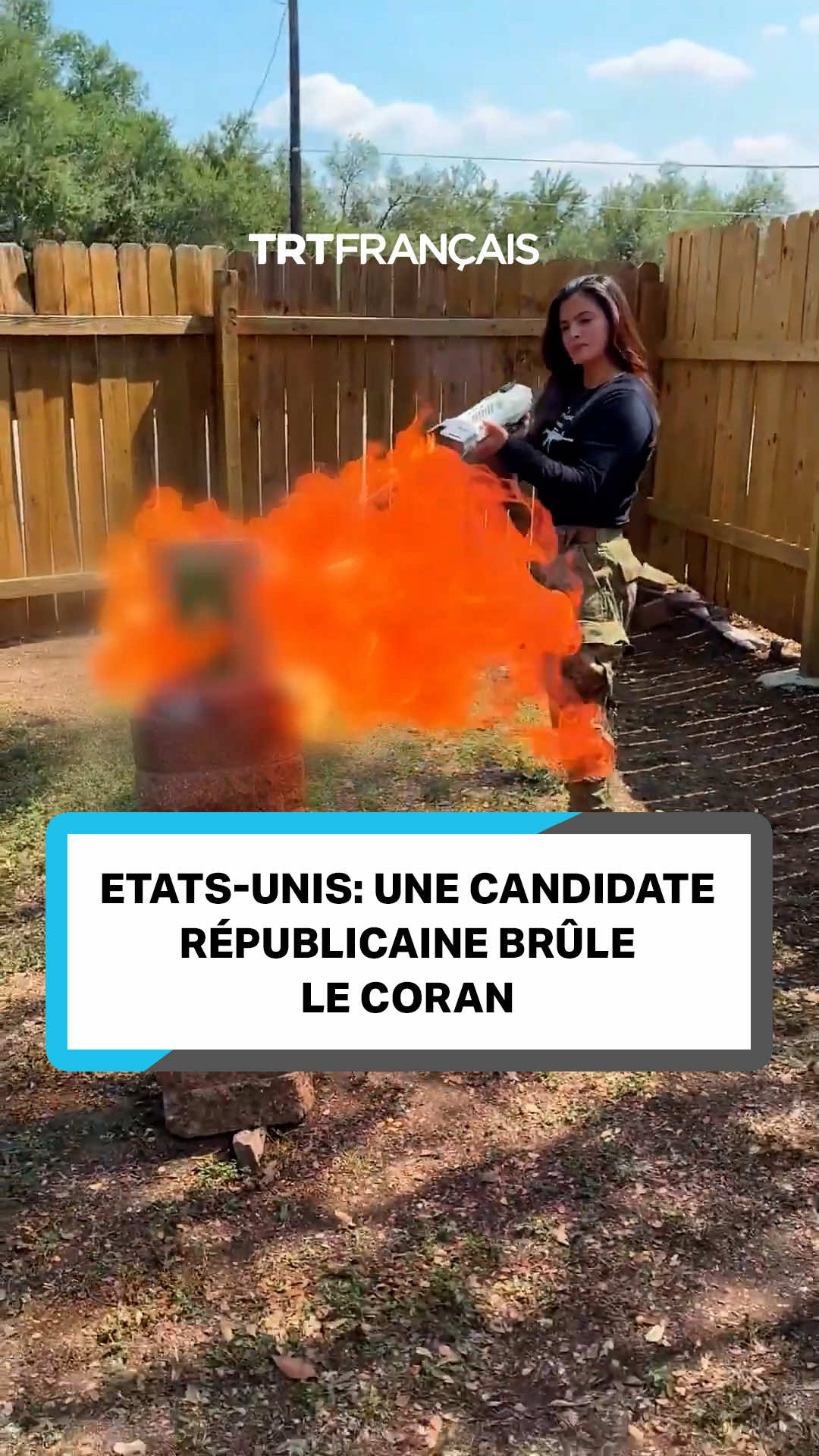 La candidate républicaine au Congrès du Texas, Valentina Gomez, a diffusé une publicité de campagne dans laquelle elle est vue en train de brûler le Coran, affirmant que l’islam doit être arrêté “une bonne fois pour toutes”