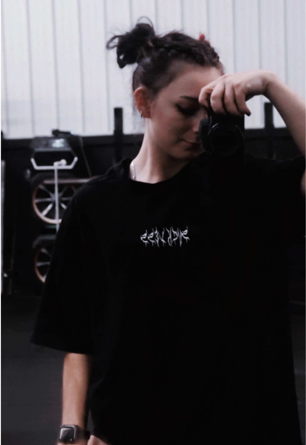 Suck less, smile more  Banger @𝐇𝐎𝐒𝐓𝐀𝐆𝐄 ⛓️  #SuckLess #BeHardtoKill #sucklessapparel #weightlifting #metalhead 