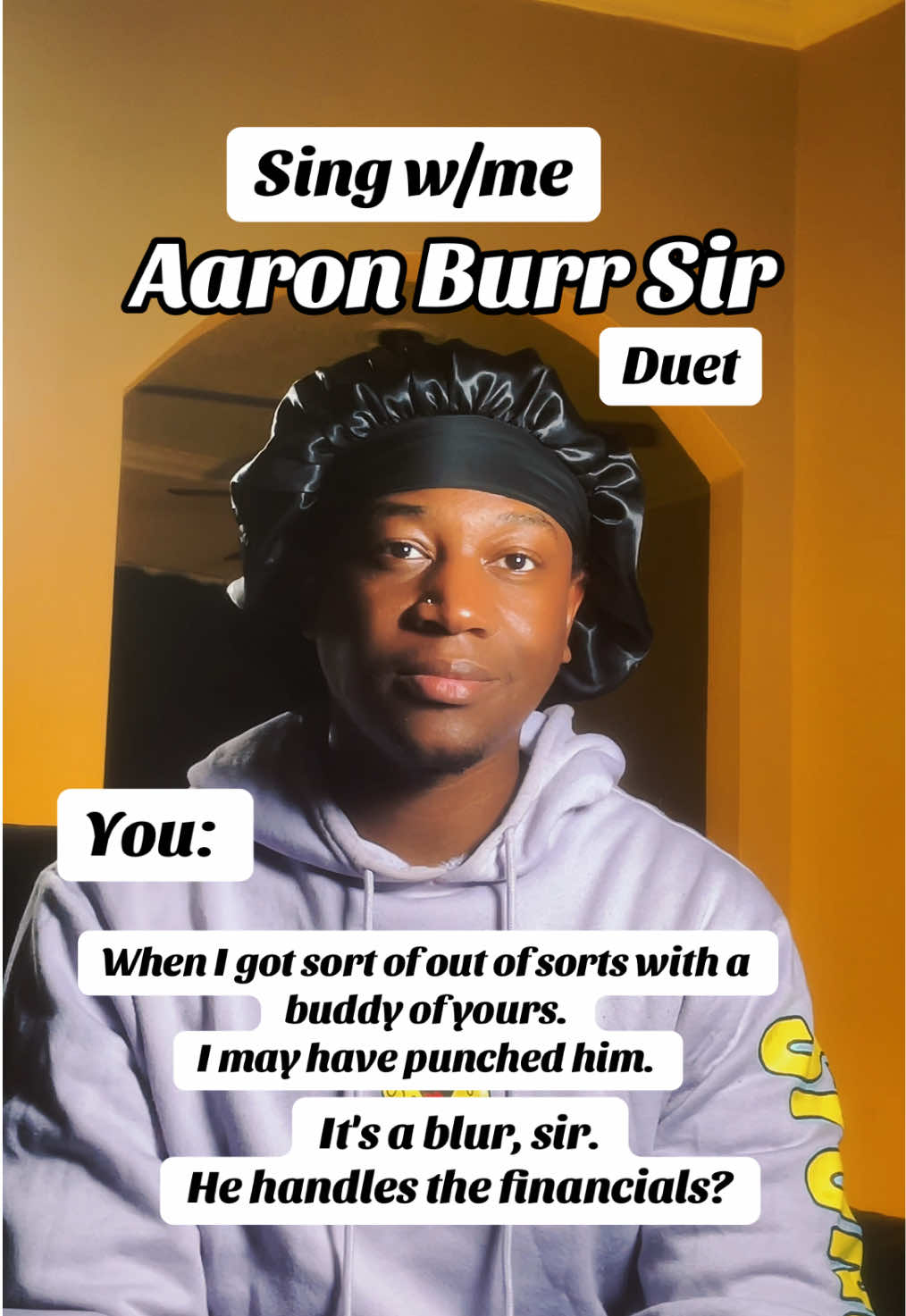 Talk less. Smile more #aaronburr #hamiltonmusical #hamilten #duet #fyp #musicaltheatre #linmanuelmiranda 
