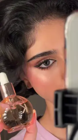 Glossy hair with kérastase glaze drops 💕 اللمعه الخياليه والصحية✨  @Kérastase 