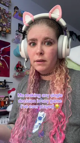 Most of the time I mention how I’m gonna do things, then make a split second decision and stress for an hour on stream 😂 #cozystreamer #cozygames #cosplayer #cosplay #otaku 