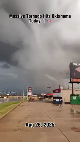 Massive Tornado Hits Oklahoma Today #tornado  #weather #oklahoma  #disaster  #fyp 