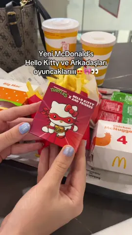 Çok güzelll bayıldımmm😭💖🌸 ~ ~ ~ ~ ~ #hellokitty #mcdonalds #fyp #kesfet #kuromi 