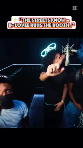 ⚡ “The streets know –  B-Lovee runs the booth.”#BLovee #InTheBooth #BLoveeMusic