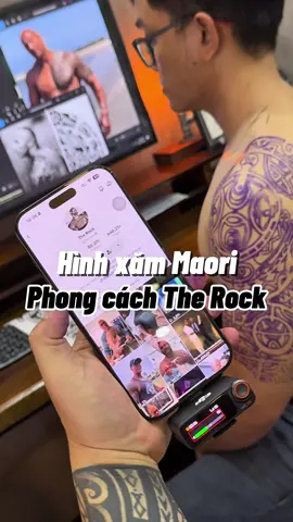 My tattoo type , thực hiện lại hình xăm maori The Rock sau khi xin phép anh ấy nhé #tattoo #fyp #fypシ #xuhuong #nguyenphucuongmaori 