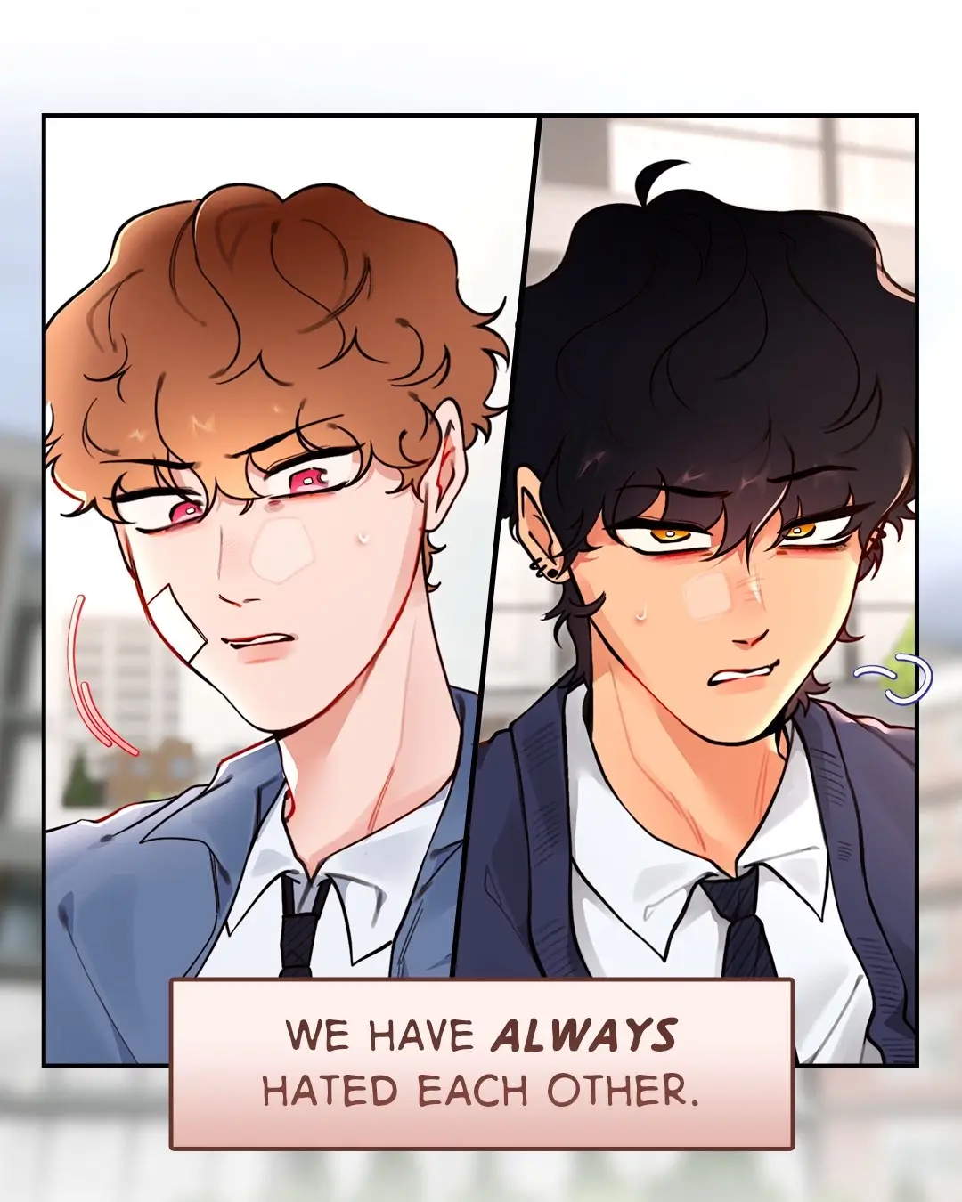@amyahue #TheEggProject #WEBTOON #enemiestolovers