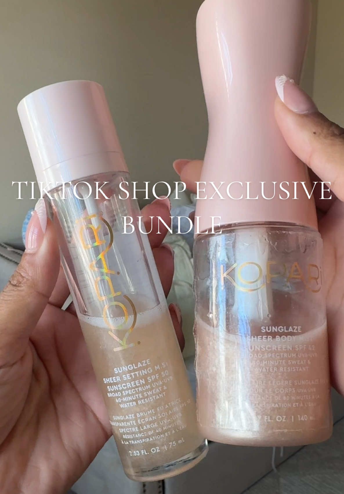 ✨☀️Exclusive TikTok shop bundle!!!  #tiktokshopcreatorpicks #spf #kopari #koparibeauty #spf50 
