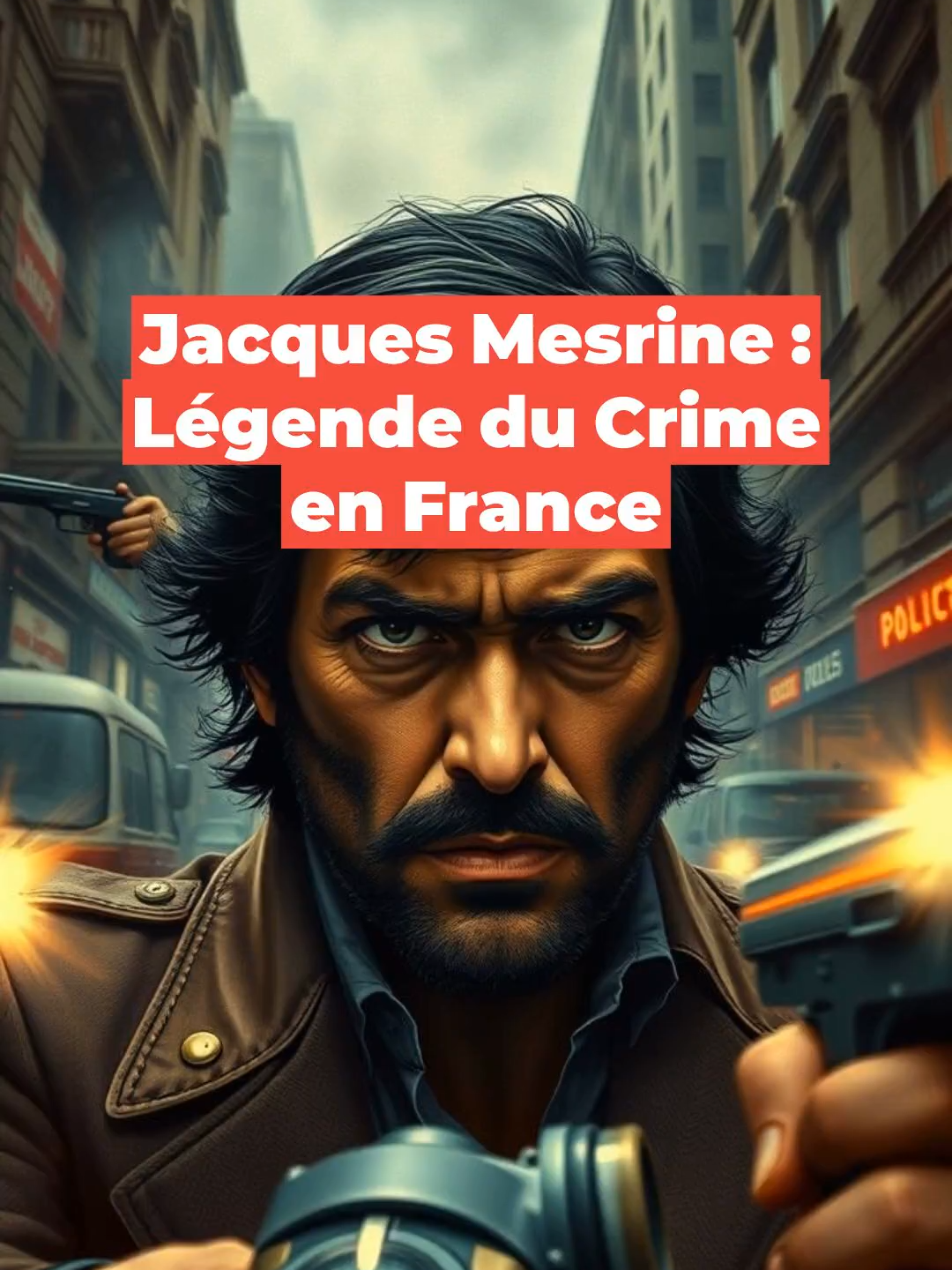 Jacques Mesrine: La légende du crime en France #JacquesMesrine #Crime #Histoire #FYP #Pourtoi #Curiosité