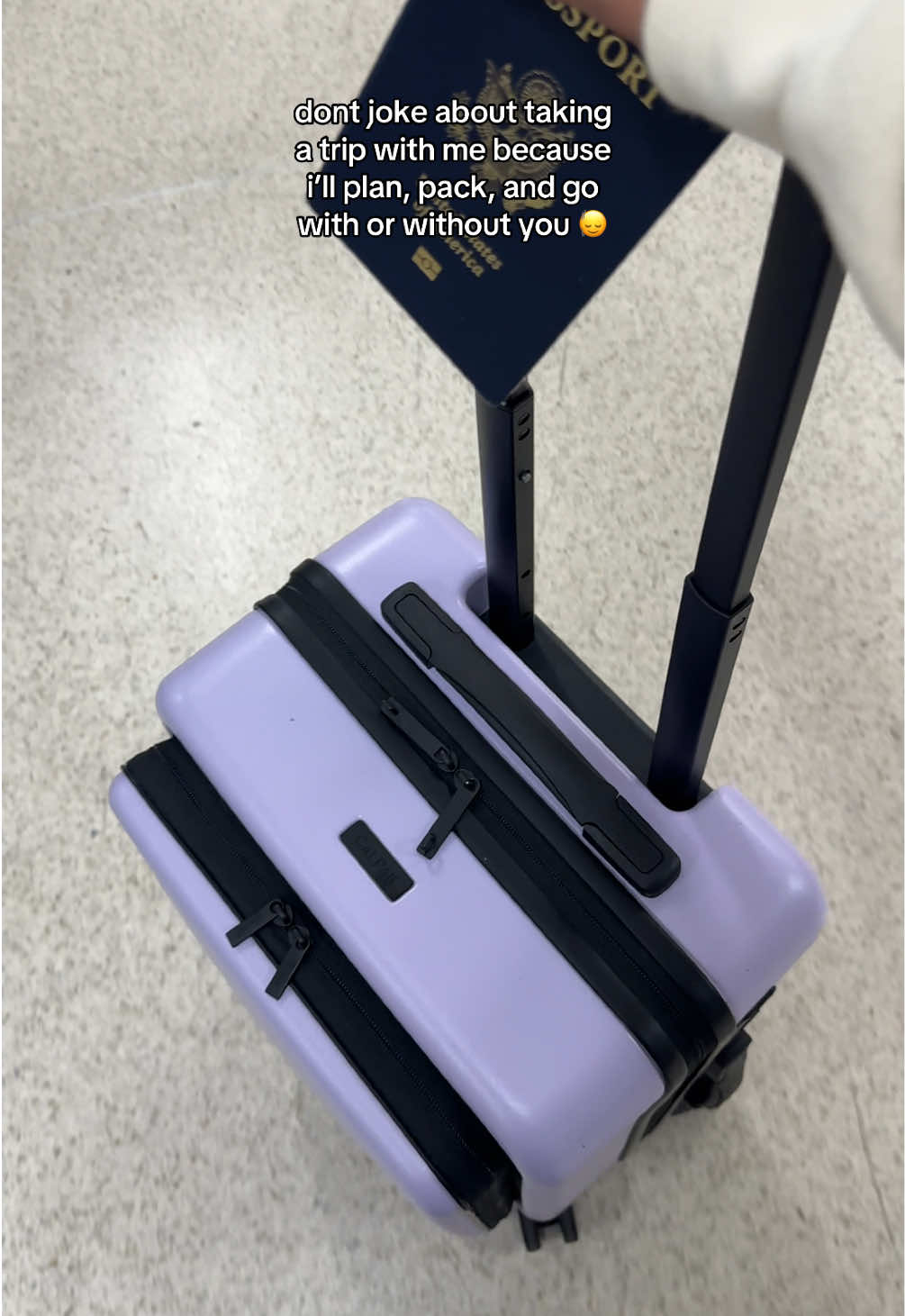 Got my @CALPAK Travel carryon ready to go anytime, any place 🧳🤭✈️  ib: @Skye Kimya 👏🏻 