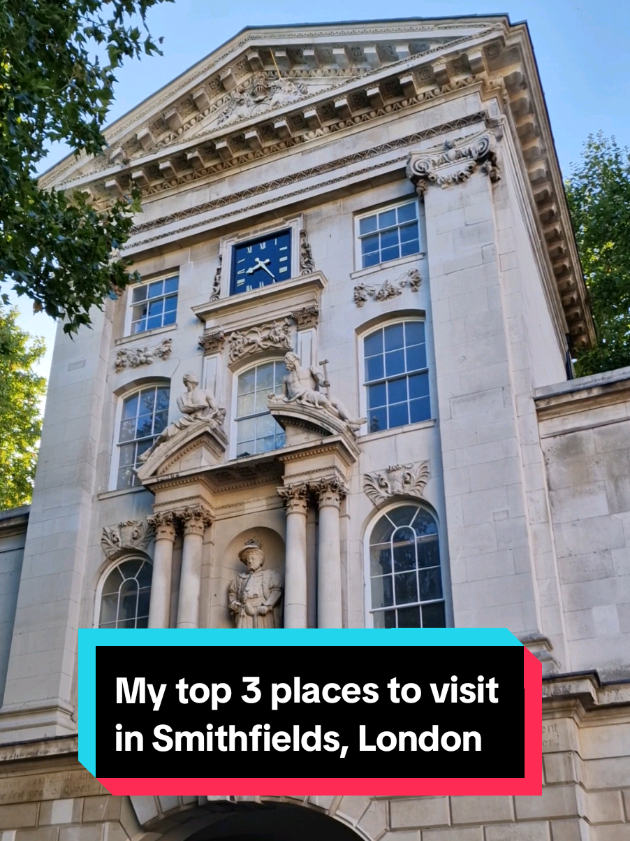 My top 3 places to visit in Smithfield, London #london #londonhistory #londontourist #travelapps #hiddenlondon  Henry VIIIs Gatehouse 2nd Photo Credits: Fae