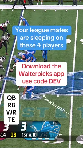 Your league is sleeping on these players #cowboyswalterpicks #fantasyfootball #fantasyfootballdraft #fantasyfootballtips 
