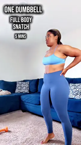 One dumbbell is all it took for this full body burn. Alt Side Plank Dumbbell Raise – 3×12 each side Dumbbell Wood Chop – 3×10 each side Plank Dumbbell Front Tap – 3×12 Reverse Lunge + Curl (Right) – 3×10 Reverse Lunge + Curl (Left) – 3×10 Side-to-Side Dumbbell Lunges – 3×10 each Small effort daily builds the body you’ve been asking for. Snatched September starts September 1st and this is your no-excuse moment to join us. #dumbbellworkout #homeworkout #snatchedbabes #fitmoms #fullbodyworkout 